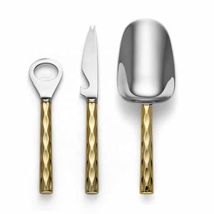 ชุดเครื่องใช้บนโต๊ะอาหาร5ชิ้นมีดส้อมเครื่องล้างจานปลอดภัยใช้ในครัวโต๊ะคาเฟ่บ้านนักออกแบบโลหะจับ - Product Image 5