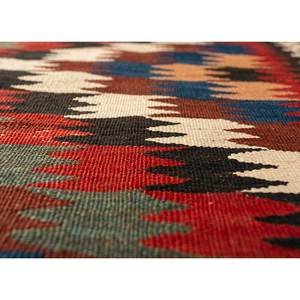 พรมขนสัตว์ทอลายเรขาคณิตแบบแบน สีแดงส้ม พรม 3 มิติ สำหรับตกแต่งห้องนั่งเล่นในบ้าน ชื่อสินค้า พรมปอกระเจา รุ่น Paem-871 - Product Image 3