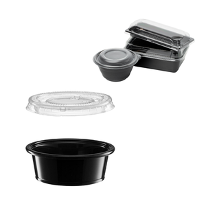 Fast Delivery Wholesale Price Highly Durable 1.5 oz Disposable Plastic Portion <b>Cup</b> With Lid Origin From Vietnam - Product Image 2