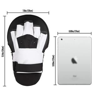 Coussinets de mise au point de boxe écologiques et durables de qualité supérieure mitaines de poinçon en cuir PU incurvées pour l'entraînement d'arts martiaux MMA Muay Thai Kickboxing - Product Image 2