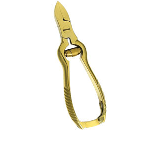 Professional Stainless Steel Gold Straight Wide Jaw Opening Nail Cutter Dead Skin Tool for Finger <b>Toe</b> Manicure Customized Logo - Product Image 1