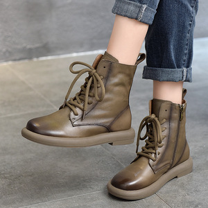 Bottes en cuir pour femme à talon aiguille, bout pointu, sexy, montantes au-dessus du genou, à talon plat - Product Image 2