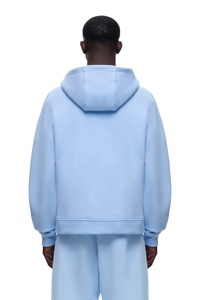Ensemble de survêtement unisexe en coton respirant, personnalisable OEM, comprenant un sweat à capuche et un pantalon de jogging, style streetwear oversize 2027 - Product Image 3