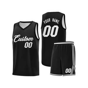 Maillot de basket-ball personnalisé de haute qualité pour hommes grande taille vêtements de sport prix de gros uniforme de basket-ball - Product Image 1