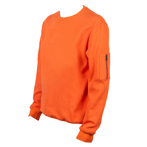 Cuello redondo Venta al por mayor 380Gsm Marca de moda Essentials Doble línea 100% Algodón Pullover Sudaderas Sudadera con capucha de gran tamaño Unisex - Product Image 2