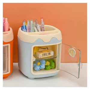 Porte-crayons de bureau Kawaii, organiseur de bureau pour marqueurs - Couleurs assorties - Product Image 6
