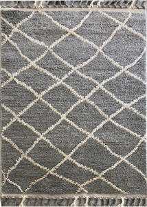 Alfombra anudada a mano peluda marroquí moderna del fabricante directo 100% lana de Color Natural para interiores de casas Alfombras Indias - Product Image 5