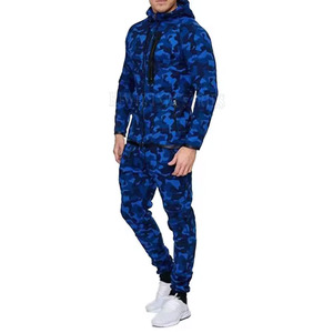 Sublimación ligera y cómoda para hombre, trajes con cremallera completa, elegantes chándales para correr - Product Image 1