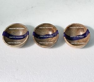 Bol en résine époxy en bois fabriqué à la main de la meilleure qualité, idéal pour exposer des desserts lors de fêtes au meilleur prix d'Inde - Product Image 5