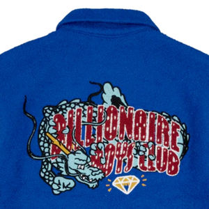 Veste en laine de qualité supérieure avec manches en cuir PU pour hommes Veste Bomber brodée en chenille Veste de baseball grande taille - Product Image 3