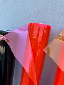 Rouleau de feuille de PVC translucide teinté vibrant | Film vinyle coloré transparent flexible pour sacs et emballages | Rouleau de polymère de qualité supérieure - Product Image 3