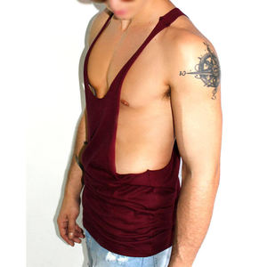 100% Cotton Workout Exercise <b>Singlet</b> Top Boys Lightweight Quick Dry Bodybuilding <b>Singlet</b> Tops <b>Men's</b> - Product Image 3