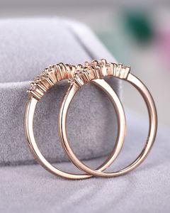 Bagues en or pour filles Bagues en diamant de luxe Nouveau design en or massif Bagues en or avec bague en diamants véritables - Product Image 4