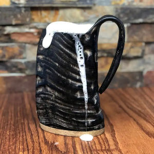 Tasse à boire en corne de buffle naturelle à la demande chaude de haute qualité à la main capacités multiples (1L 500ml 300ml 200ml) thé dernière conception - Product Image 1