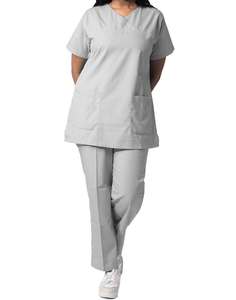 ANNO Hot Sale Unisex <b>Doctor</b> Uniforms Medical Nursing Scrubs Clinic Scrub <b>Sets</b> Short Sleeve Medical Scrubs Jogger <b>Sets</b> - Product Image 6