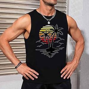 Men Tank Tops Gym Custom Sleeveless Knitted Workout <b>Vest</b> Man Slim Fit tank Top Men Workout Tank Top uploaded by <b>Dress</b> Sports - Product Image 2