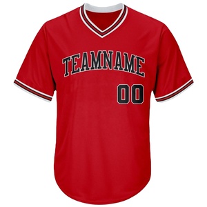 OEM <b>cheap</b> baseball uniform <b>set</b> custom embroidered number baseball jersey men - Product Image 4