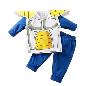 Conjunto de disfraz de cosplay para bebé de Dragon Ball, top y pantalones - Product Image 1