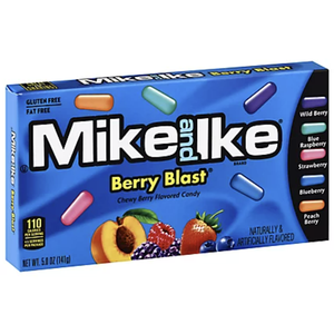 Caramelos Masticables Surtidos de Frutas Originales Mike and Ike - 5 OZ 141g Caramelos Mike & Ike Sabor Berry Blast - Product Image 4