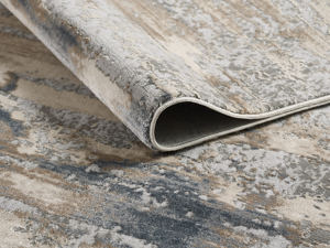 Alfombra turca de lujo hecha a máquina, Borrego Navy Premium para sala de estar, del fabricante de Gaziantep. - Product Image 2