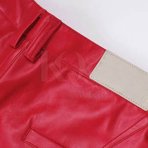 Fashion Men Leather <b>Shorts</b> <b>Slim</b> <b>Fit</b> Casual Solid Pattern OEM Service Trendy Streetwear Bottom for Modern Outfits - Product Image 5