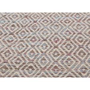 พรมขนสัตว์และใยวิสโคสสีน้ำเงินแบบทอเรียบ ลายเรขาคณิต รุ่น ADWV-13047 สำหรับใช้ในบ้าน - Product Image 3