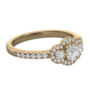 Anillo Solitario de Oro de 9K para Mujer con Diamante Cultivado en Laboratorio - Product Image 4