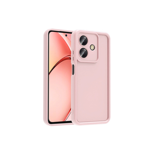 Funda de teléfono de TPU suave con diseño de piña y cubierta trasera de silicona a prueba de golpes para Oppo A3 A34 A58 Realme C53 - Rosa - Product Image 1