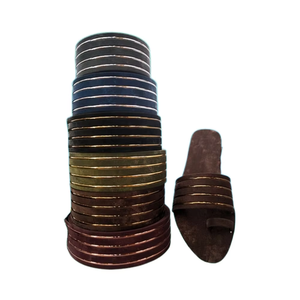 Sangles de corde de sandale en strass sophistiquées conçues pour créer des dessus de chaussures personnalisés élégants avec un attrait décoratif - Product Image 1