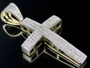 Mode à la mode 925 argent Moissanite diamant croix pendentif personnalisé Hip Hop glacé bijoux pour hommes - Product Image 6