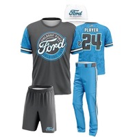 Maillot de baseball unisexe respirant sur mesure, style unique, vêtements de sport, ensemble uniforme imprimé, haute qualité, 100% polyester, séchage rapide