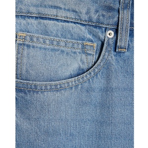 Nouvel arrivage : Jean vintage d'été pour homme, coupe droite décontractée, tendance, en denim, délavage moyen, lavable - Product Image 4