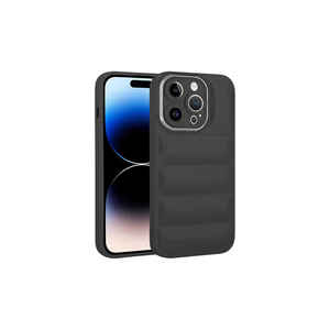 Funda Trasera de Silicona de Lujo Netzy para iPhone 14 Pro, 14 Plus, 13 Pro Max - Carcasa Brillante Safa Galya con Protección de Cámara, Elegante y Moderna - Product Image 1