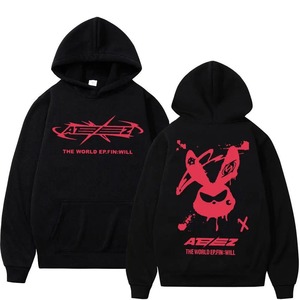Sweats à capuche imprimés surdimensionnés à la mode Sweats à capuche graphiques unisexes pour TikTok et les marques de médias sociaux - Product Image 1
