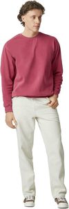 Ropa de calle personalizada para hombre, sudadera de gran tamaño con hombros caídos y cuello redondo, 100 por ciento de algodón, Top de lana - Product Image 2