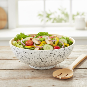 Bol à salade en bambou tressé à prix avantageux, design moderne, bol de service pour la cuisine et la décoration intérieure, fabriqué au Vietnam - Product Image 4