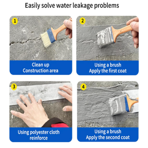 Rivestimento Liquido Trasparente Impermeabilizzante Monocomponente Idrofobico Huayun per Bagno <span class=keywords><strong>e</strong></span> Cucina 1KG MOQ - Product Image 4