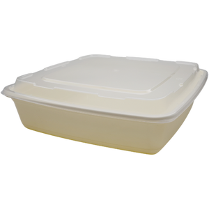 กล่องอาหารกลางวัน PP ทรงสี่เหลี่ยม ขนาด 48 ออนซ์ - Product Image 1