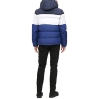 Blouson d'hiver pour homme personnalisable, avec capuche, rembourrage chaud, imperméable, matelassé, style bomber, fermeture éclair, en coton, pour l'extérieur, vente en gros