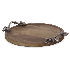 Top classe qualité Vintage laiton chocolat plateau de service métal verre maison plateau inspiré océan prix de gros plateau décoratif - Product Image 5