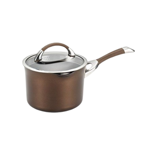 Plat de service en acier plaqué cuivre artisanal indien, casserole de haute qualité avec poignée en métal - Product Image 6