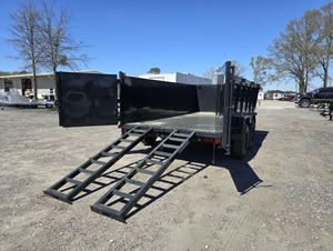 EN PROMOTION : Remorque à benne basculante Hillcrest 7X16 17.6K |   Tandem Double |   Acier Noir - Product Image 6