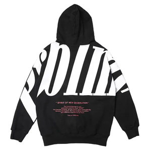 Survêtement unisexe de haute qualité, imprimé sur mesure, en polaire, avec poche kangourou respirante, avec logo personnalisé, tailles XXL XL - Product Image 2