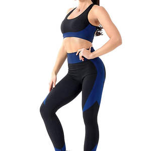 Vêtements de sport pour femmes, ensembles 2 pièces, tenue de sport, yoga, service OEM/ODM, vêtements de sport élégants, soutien-gorge et leggings de yoga pour le sport - Product Image 1