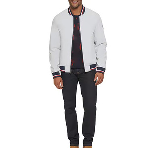 Mens Lightweight Jacket Casual Letterman Jacket Bomber Jacket Varsity <b>Coat</b> - Product Image 2