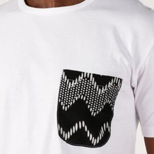 T-shirt Homme Oversize à Manches Courtes 100% Coton Personnalisé Hip Hop avec Poche Contrastante – Qualité Supérieure, Prix de Gros 2025 - Product Image 6