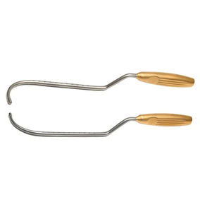 Dissecteur manuel à crochet pour sein en acier inoxydable Solz, 37 cm, réutilisable, antirouille, certifié CE, utilisation hospitalière par SurgiRight - Product Image 3
