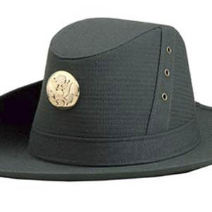 2025 de alta calidad de cuero auténtico rojo oficiales Muir Biker Peaked Staff Cap Hat con insignias bordadas oficiales - Product Image 6