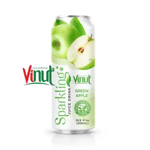 16,9 floz VINUT, газированный зеленый яблочный сок, раздача напитков, частная этикетка, оптовая продажа, ODM OEM
