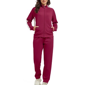 Haute qualité femmes Style Unique fermeture éclair survêtement Logo personnalisé meilleur pantalon léger peau Fit 2025 survêtement femmes Fitness ensembles - Product Image 1